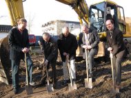 Spatenstich für den Erweiterungsbau des Gerhard-Weber-Hauses